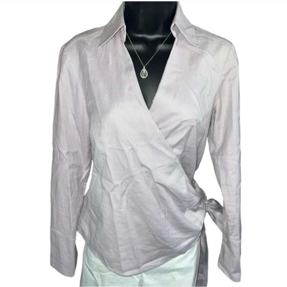 Will accept any offer - Ann Taylor Light Mauve Wrap Top